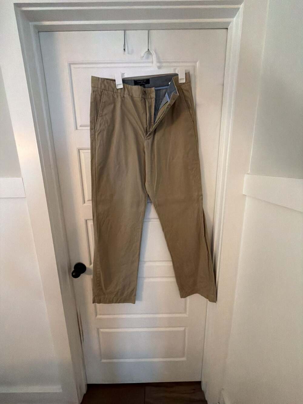Banana Republic Boot Cut Chino Tan Khaki Pants 36/34
